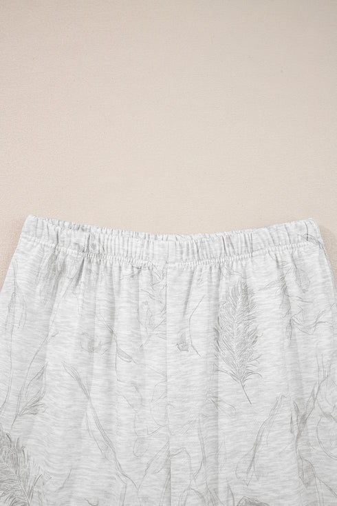 abstract print 2pcs set