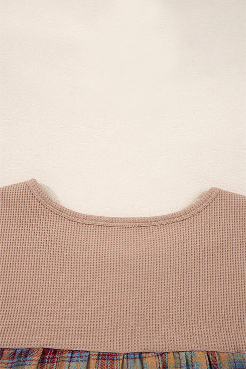 waffle long sleeve top