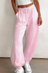 light pink jogger pants