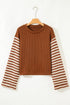 Brown Stripe top