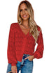 Fiery Red Lightweight Buttoned Front Crochet Cardigan