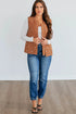 Gold Flame Corduroy Flower Embroidered Zipped Vest