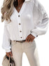 womens-blouses-cotton-linen-button-balloon-sleeve-blouse