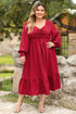long sleeve dress plus size
