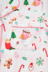 Pink Christmas Spirit Cute Holiday Print Short Sleeve Shirt and Pants 2pcs Pajama Set