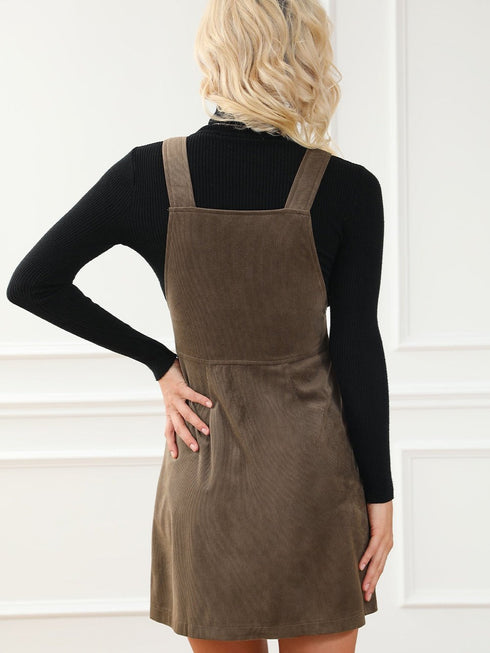 womens-dresses-zip-pocket-leather-strap-dress
