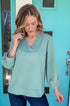 crinkle blouse womens