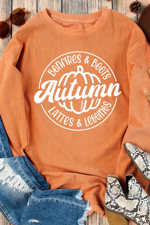 orange pumpkin sweatshirt