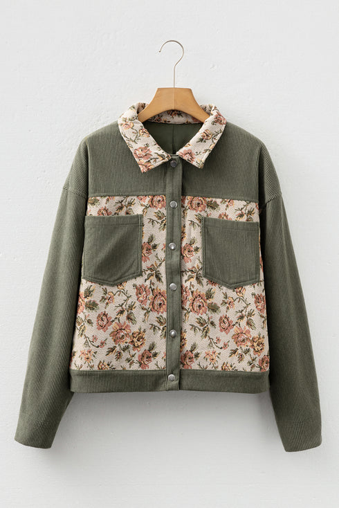 floral patchwork jacket