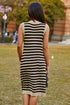 striped sweater dress
