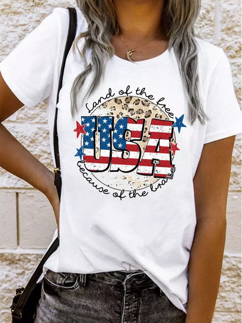 white-usa-flag-slogan-graphic-t-shirt