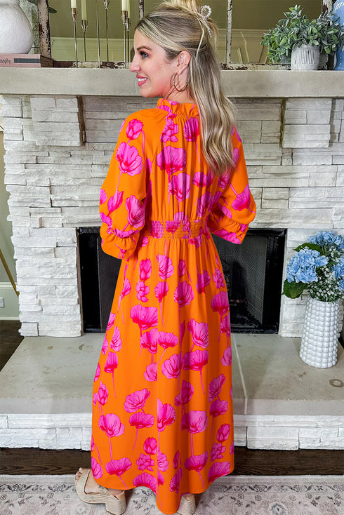 floral long dress