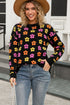womens flower sweater