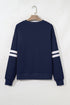 varsity stripe sweatshirt
