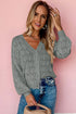 gray crochet cardigan