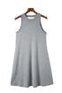 anchor-print-v-neck-sleeveless-dress