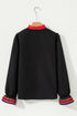 black long sleeve blouse
