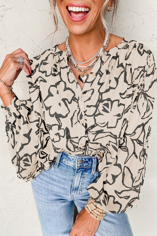retro floral shirt