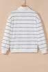 striped print pullover