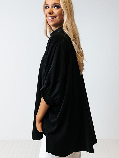 womens-blouses-satin-commute-solid-color-v-neck-long-sleeved-blouse