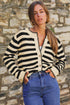 striped cardigan womens
