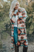 womens-coats-printed-stitching-lapel-long-woolen-coat