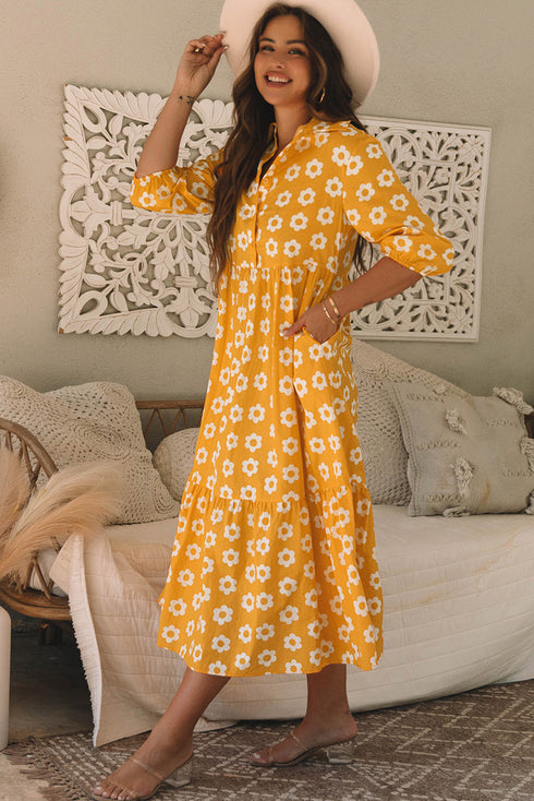 floral maxi dress