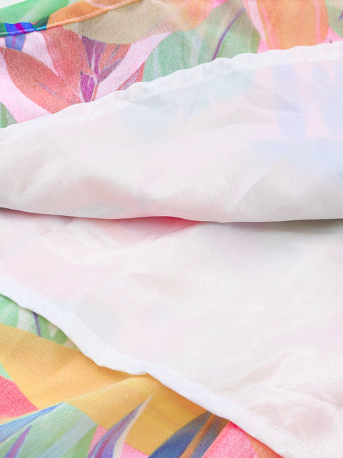 tropical-print-half-sleeve-casual-dress