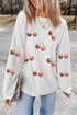 cherry graphic sweatshirt