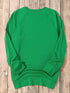 green-solid-round-neck-raglan-sleeve-sweatshirt