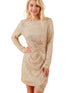 womens-dresses-sparkling-v-neck-long-sleeve-dress