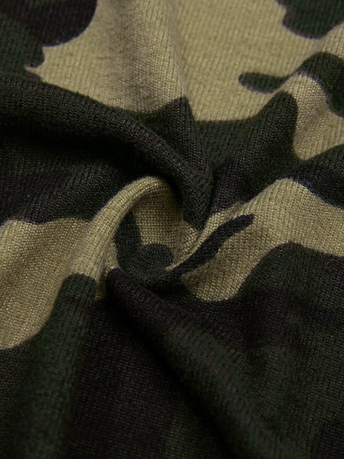 green-camo-print-long-cardigan