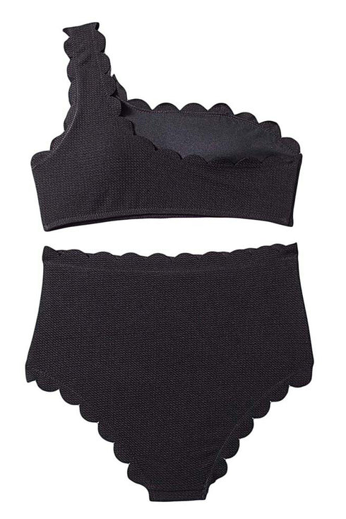 black-solid-scalloped-one-shoulder-bikini