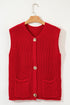 knitted vest womens