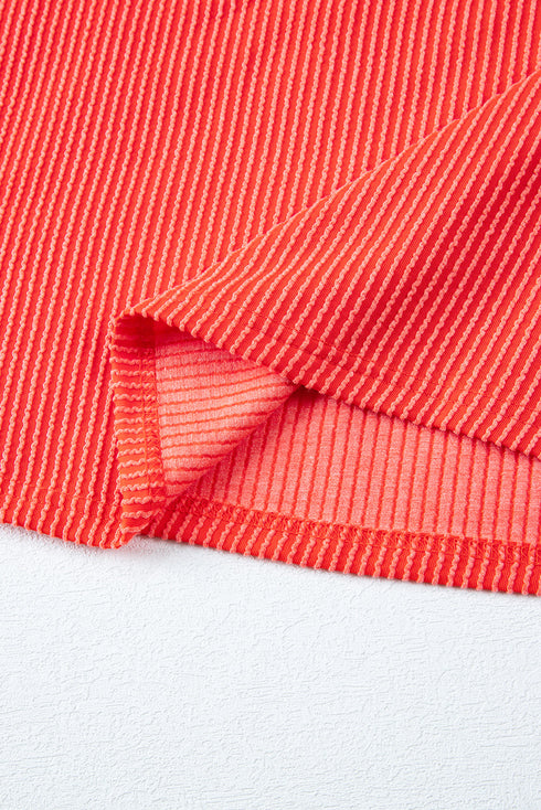 ribbed-textured-knit-loose-fit-tee-and-shorts-set