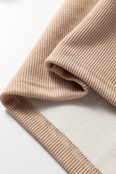 Casual Thermal Textured Lace Drawstring Baggy Hoodie