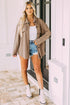 khaki-oversize-textured-knit-button-front-shacket