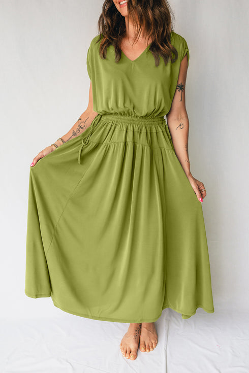 solid color dress