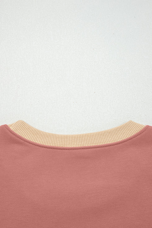 color block sweatshirt