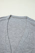 High Rise Solid Color Open Front Lightweight Cardigan