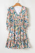 floral ruffle dress