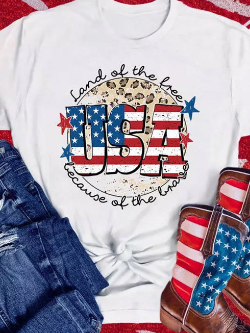 white-usa-flag-slogan-graphic-t-shirt