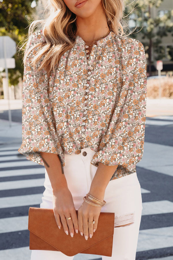 boho floral shirt