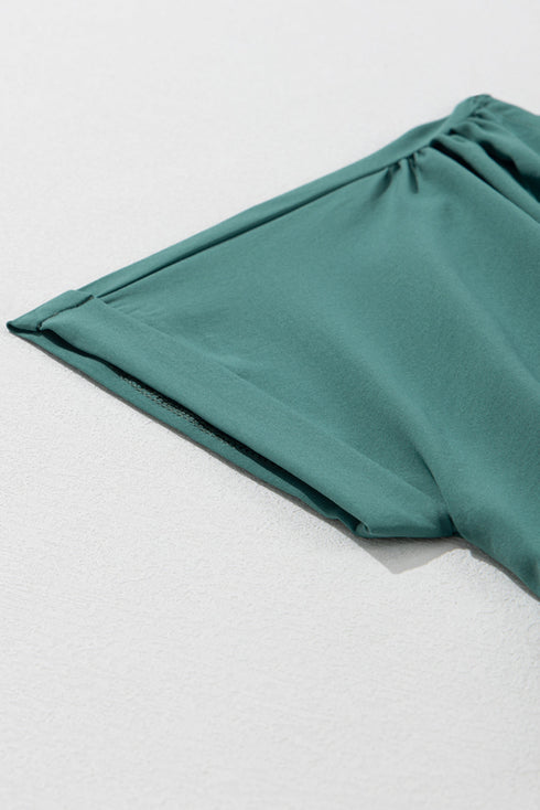 womens-dresses-v-neck-long-sleeve-pleated-dress