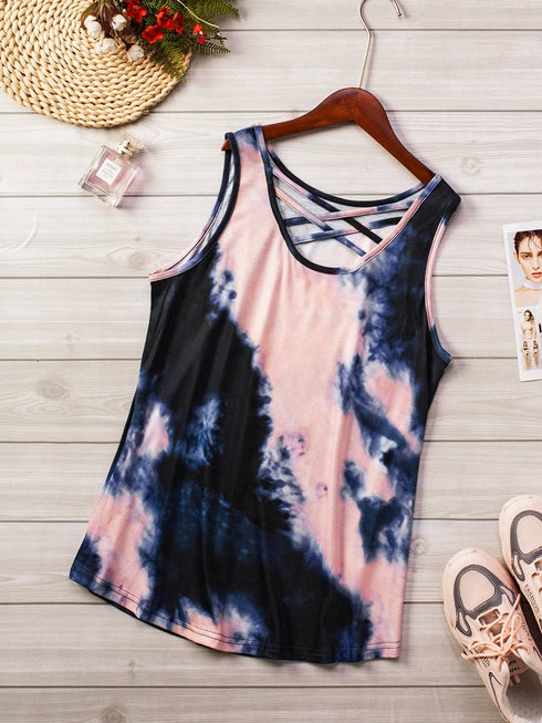 tie-dye-cross-front-tank-top