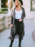 black-fringed-hem-pocketed-open-cardigan