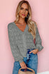 gray crochet cardigan