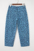 leopard print jeans womens