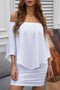 one-shoulder-waisted-three-quarter-sleeve-dress