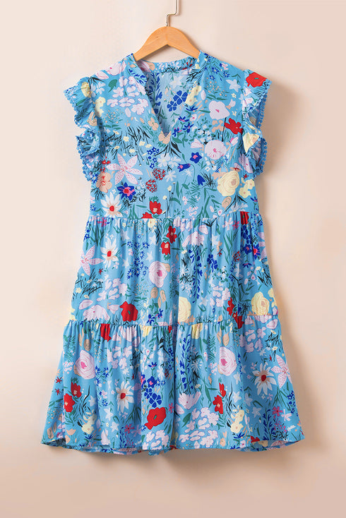 fashion-v-neck-floral-print-sling-dress